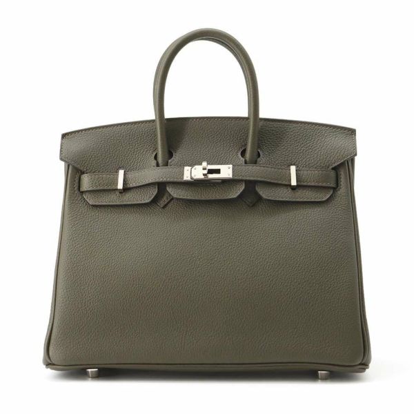 エルメス バーキン25 ヴェールグリス/シルバー金具 トゴ Y刻印 HERMES Birkin ハンドバッグ