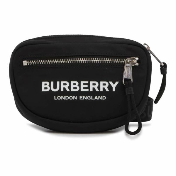 バーバリー ボディバッグ ロゴ ナイロン 8014519 BURBERRY バッグ 黒