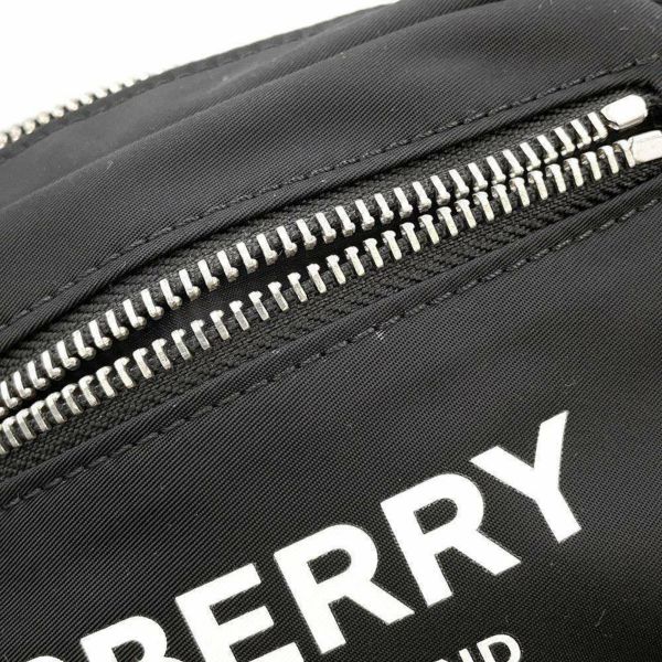 バーバリー ボディバッグ ロゴ ナイロン 8014519 BURBERRY バッグ 黒