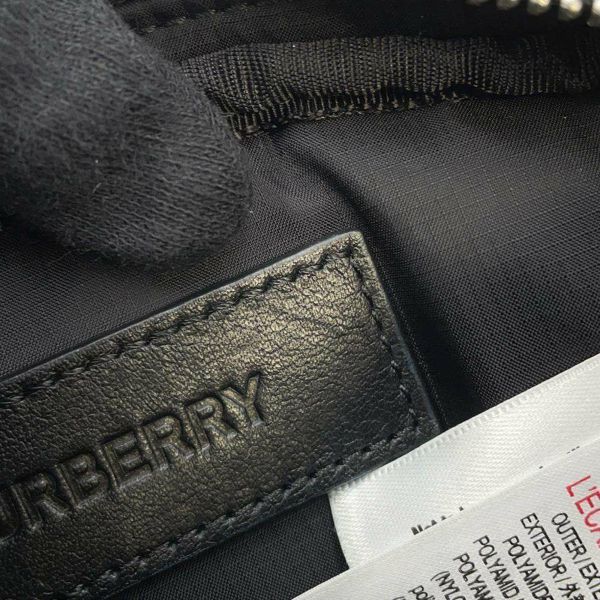 バーバリー ボディバッグ ロゴ ナイロン 8014519 BURBERRY バッグ 黒