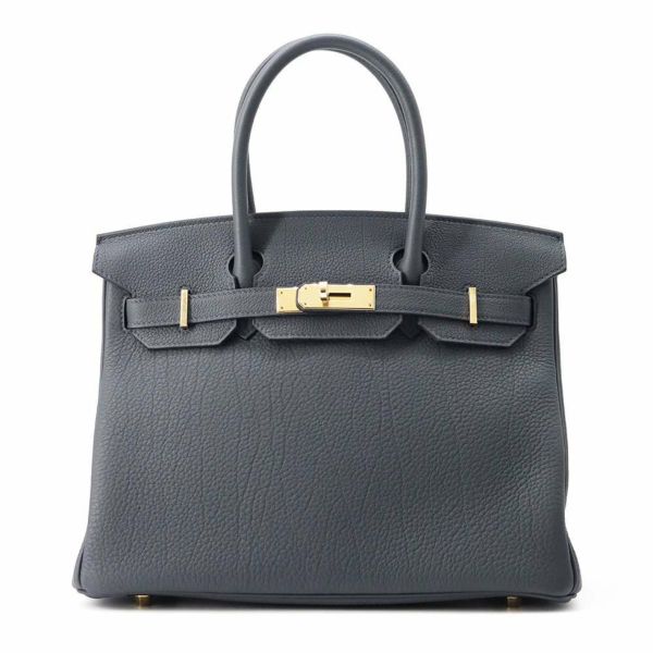 エルメス バーキン30 グリミスティ/シャンパンゴールド金具 トゴ W刻印 HERMES Birkin ハンドバッグ