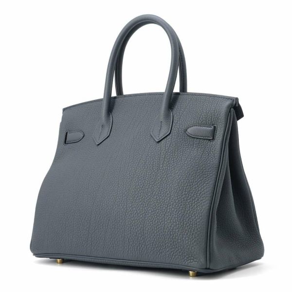 エルメス バーキン30 グリミスティ/シャンパンゴールド金具 トゴ W刻印 HERMES Birkin ハンドバッグ