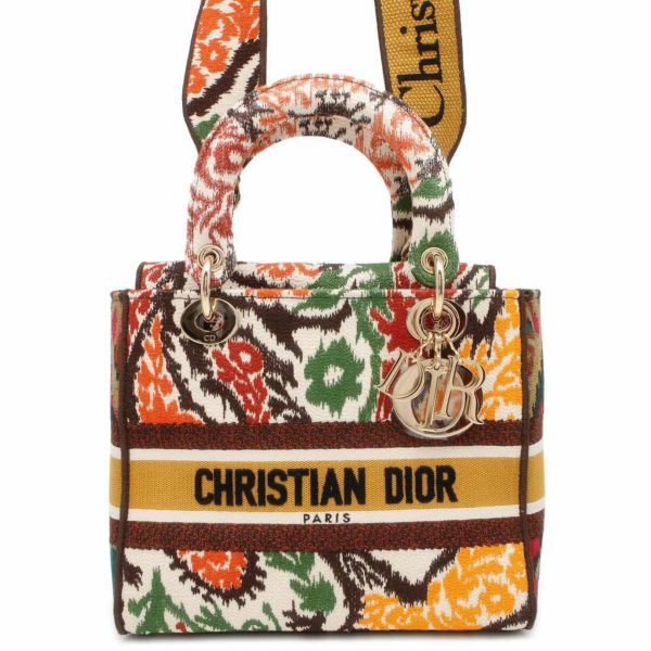 ディオール ハンドバッグ LADY D-LITE ペイズリー柄 ミディアム Christian Dior 2wayショルダー