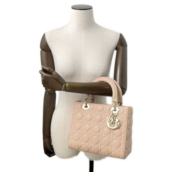クリスチャン・ディオール ハンドバッグ レディディオール カナージュ ラムスキン CAL44550 Christian Dior 2way