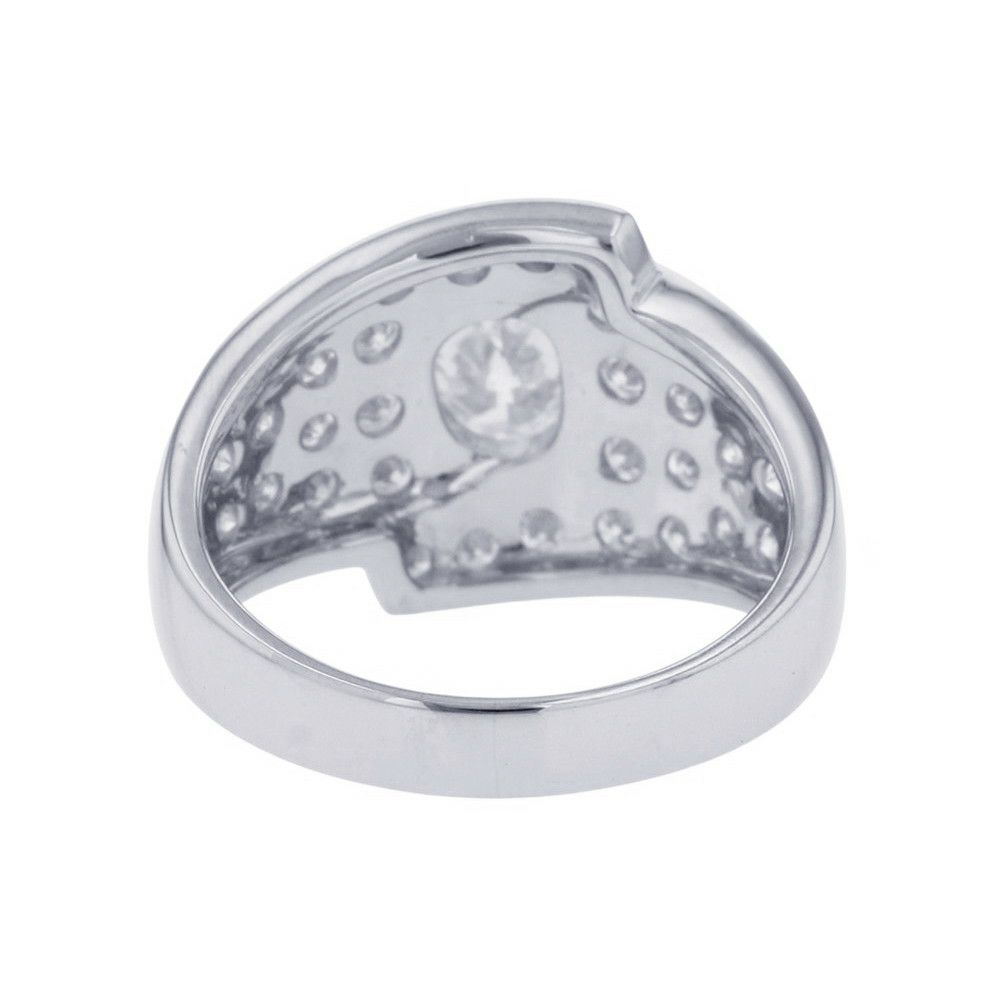 タサキ リング オーバル ダイヤモンド リング ダイヤモンド 1.00ct/0.75ct Pt900プラチナ サイズ約15号 TASAKI 指輪