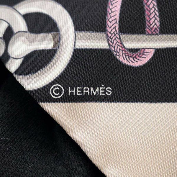 エルメス スカーフ ツイリー クリケティス Cliquetis HERMES シルクツイル 2022年春夏 黒