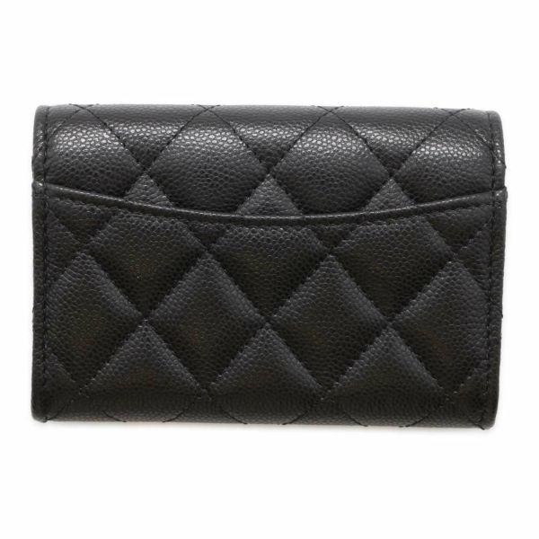 シャネル コインケース ココマーク マトラッセ キャビアスキン CHANEL 財布 黒