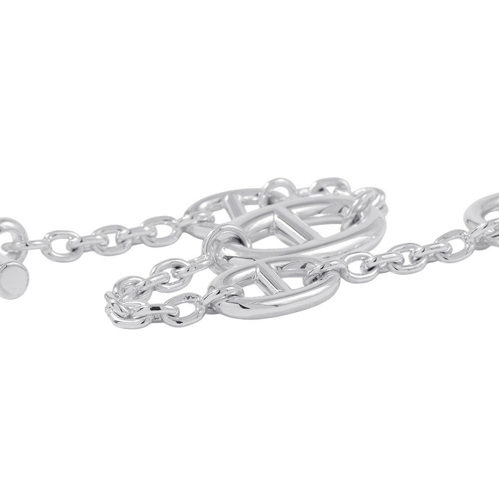 エルメス ブレスレット シェーヌダンクル ファランドール SV925シルバー サイズSH HERMES ジュエリー