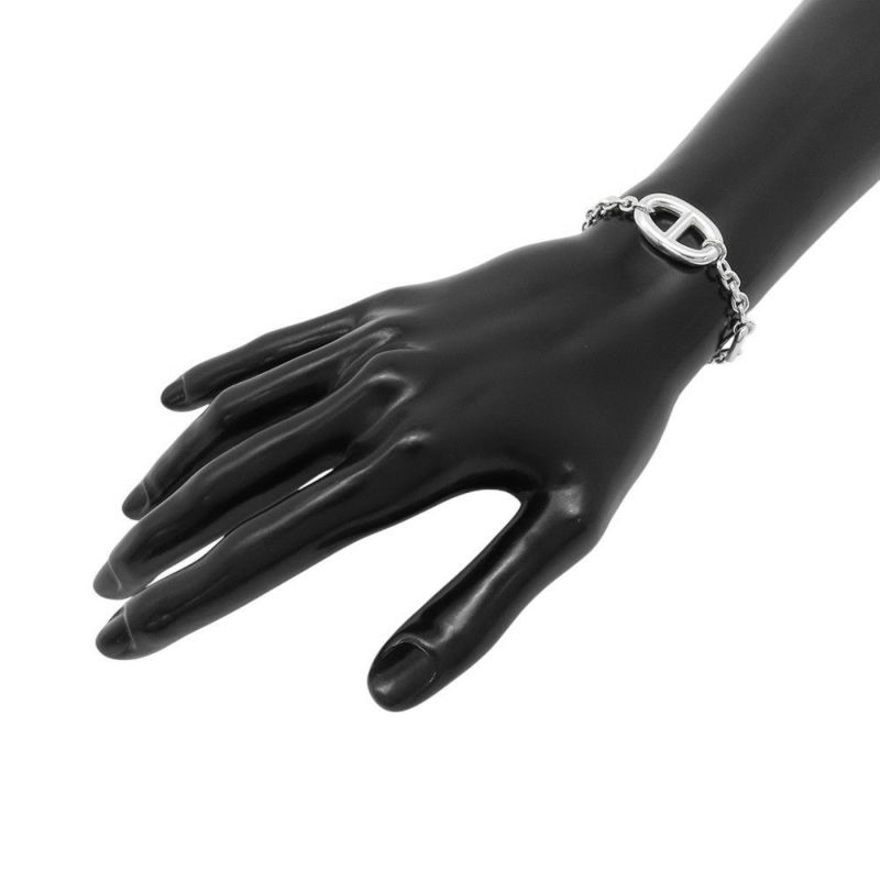 エルメス ブレスレット シェーヌダンクル ファランドール SV925シルバー サイズSH HERMES ジュエリー