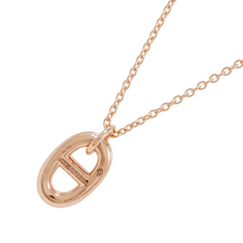 エルメス ネックレス シェーヌダンクル ファランドール K18PGピンクゴールド PM HERMES ジュエリー