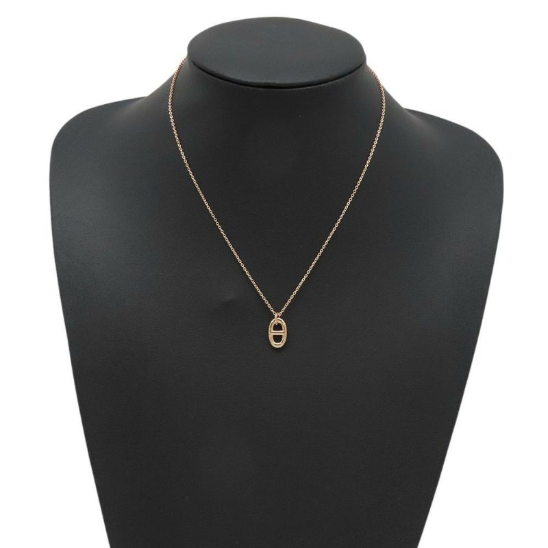 エルメス ネックレス シェーヌダンクル ファランドール K18PGピンクゴールド PM HERMES ジュエリー