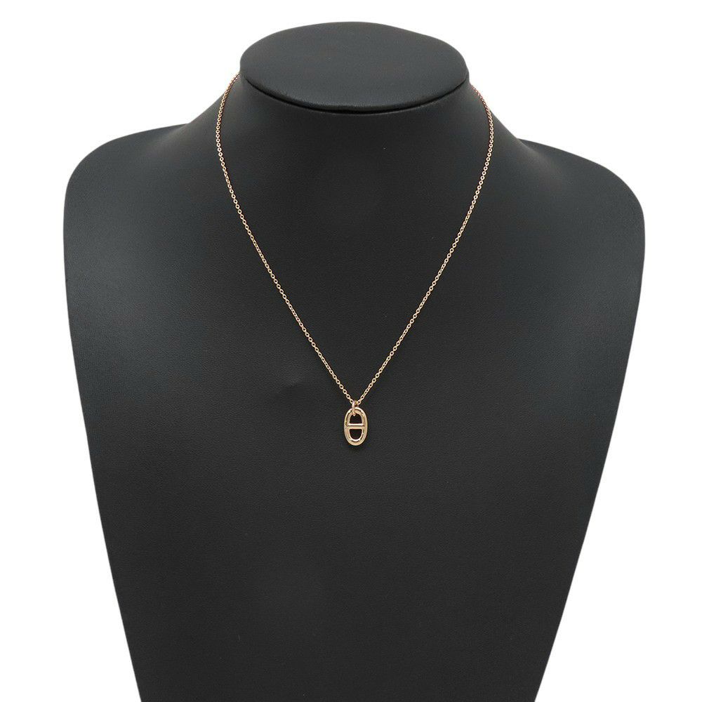 エルメス ネックレス シェーヌダンクル ファランドール K18PGピンクゴールド PM HERMES ジュエリー