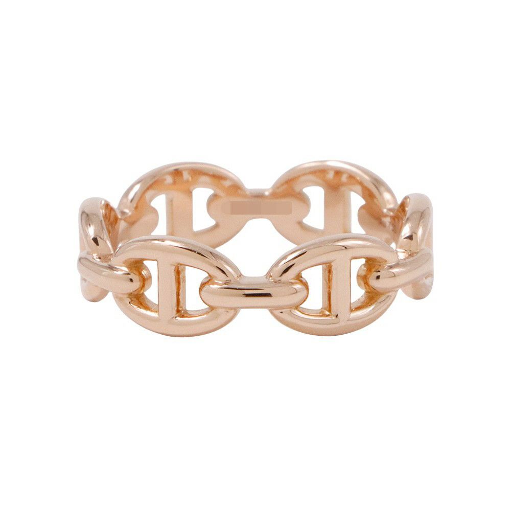 エルメス リング シェーヌダンクル アンシェネPM Enchainee K18PGピンクゴールド リングサイズ53 HERMES ジュエリー