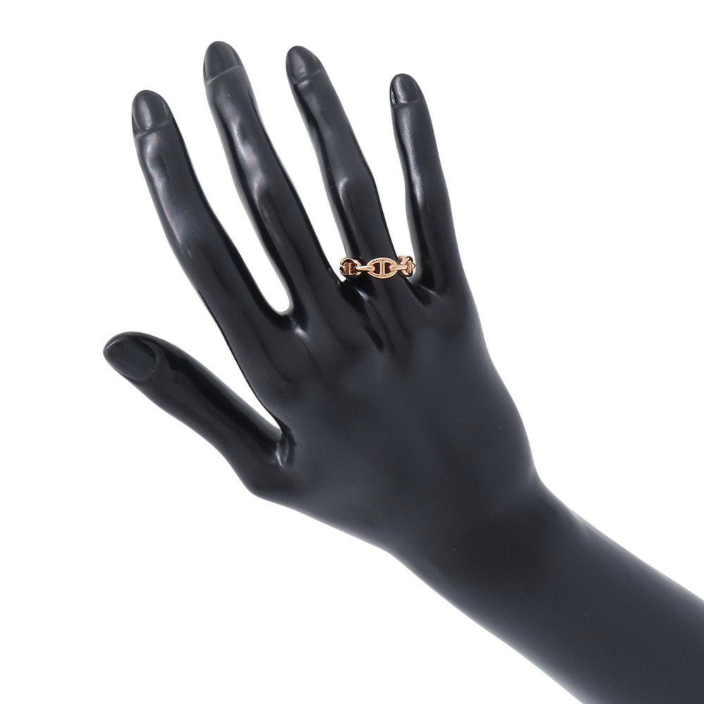 エルメス リング シェーヌダンクル アンシェネPM Enchainee K18PGピンクゴールド リングサイズ53 HERMES ジュエリー