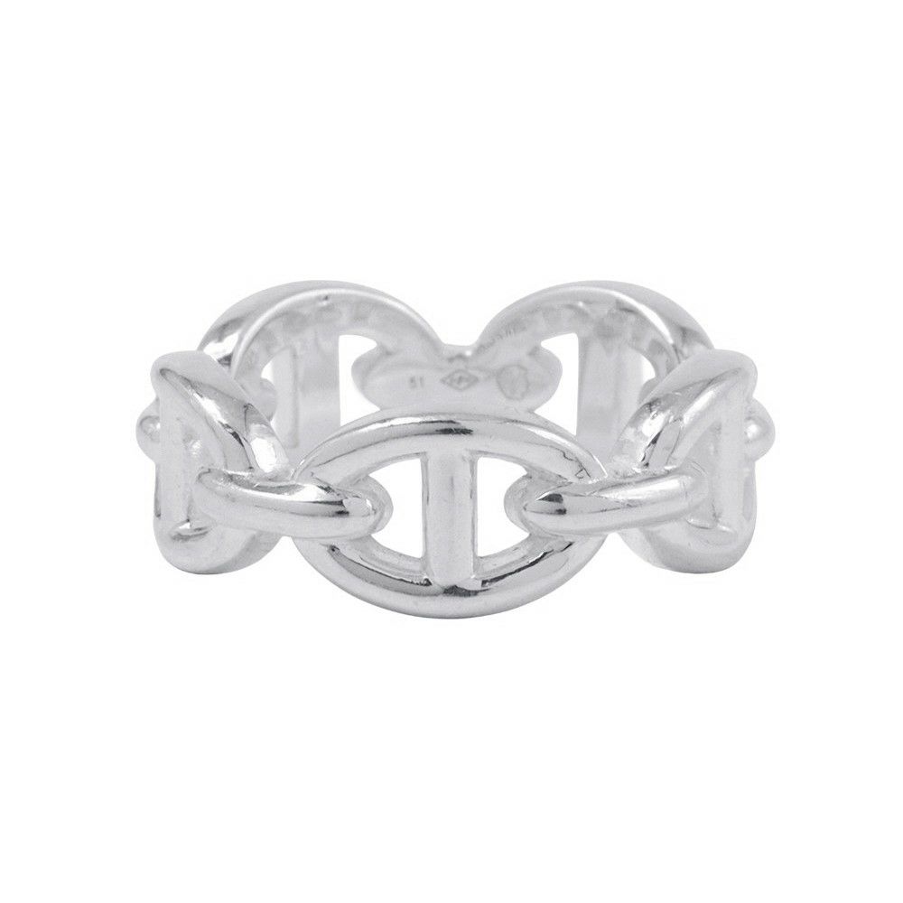 エルメス リング シェーヌダンクル アンシェネPM Enchainee SV925シルバー リングサイズ51 HERMES ジュエリー