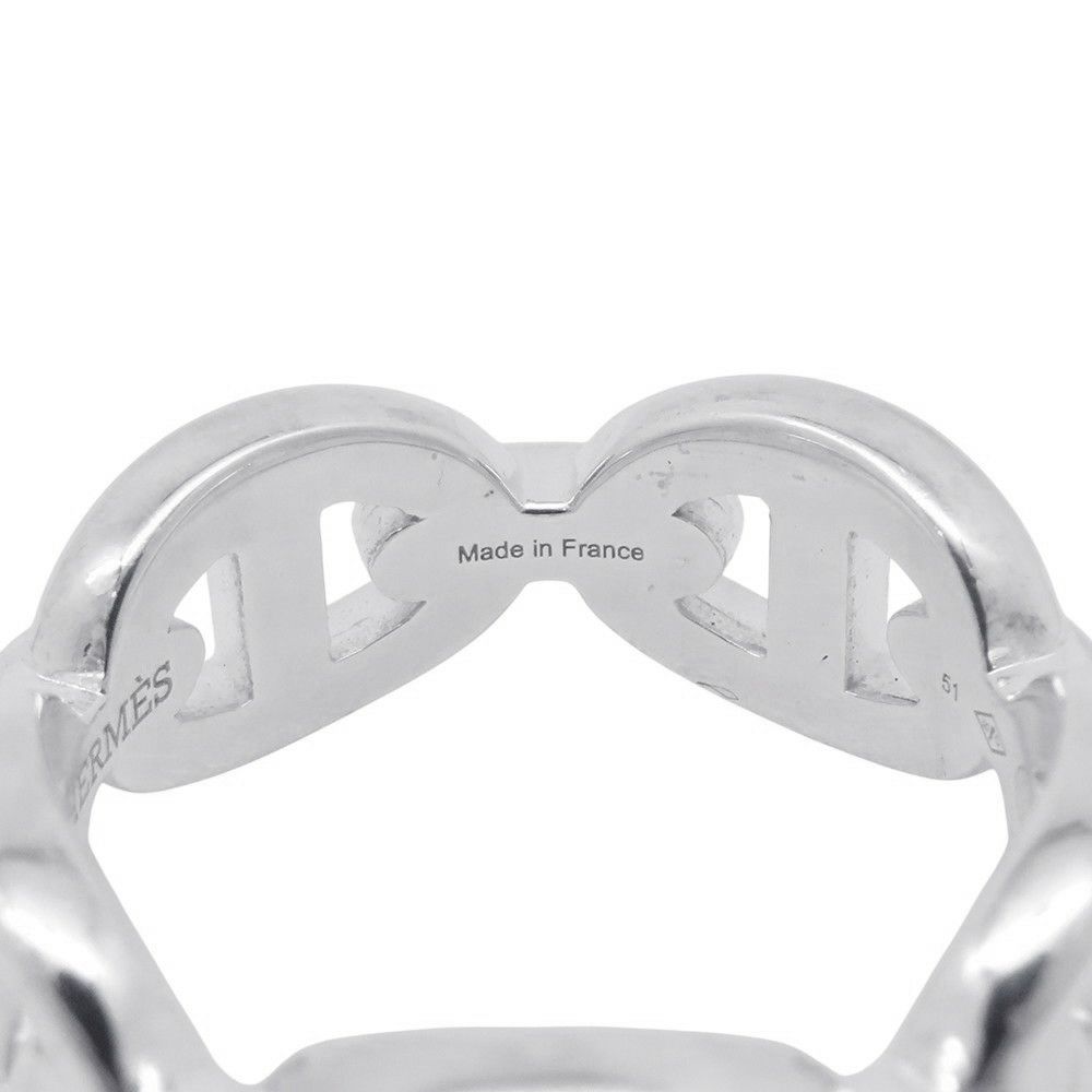 エルメス リング シェーヌダンクル アンシェネPM Enchainee SV925シルバー リングサイズ51 HERMES ジュエリー