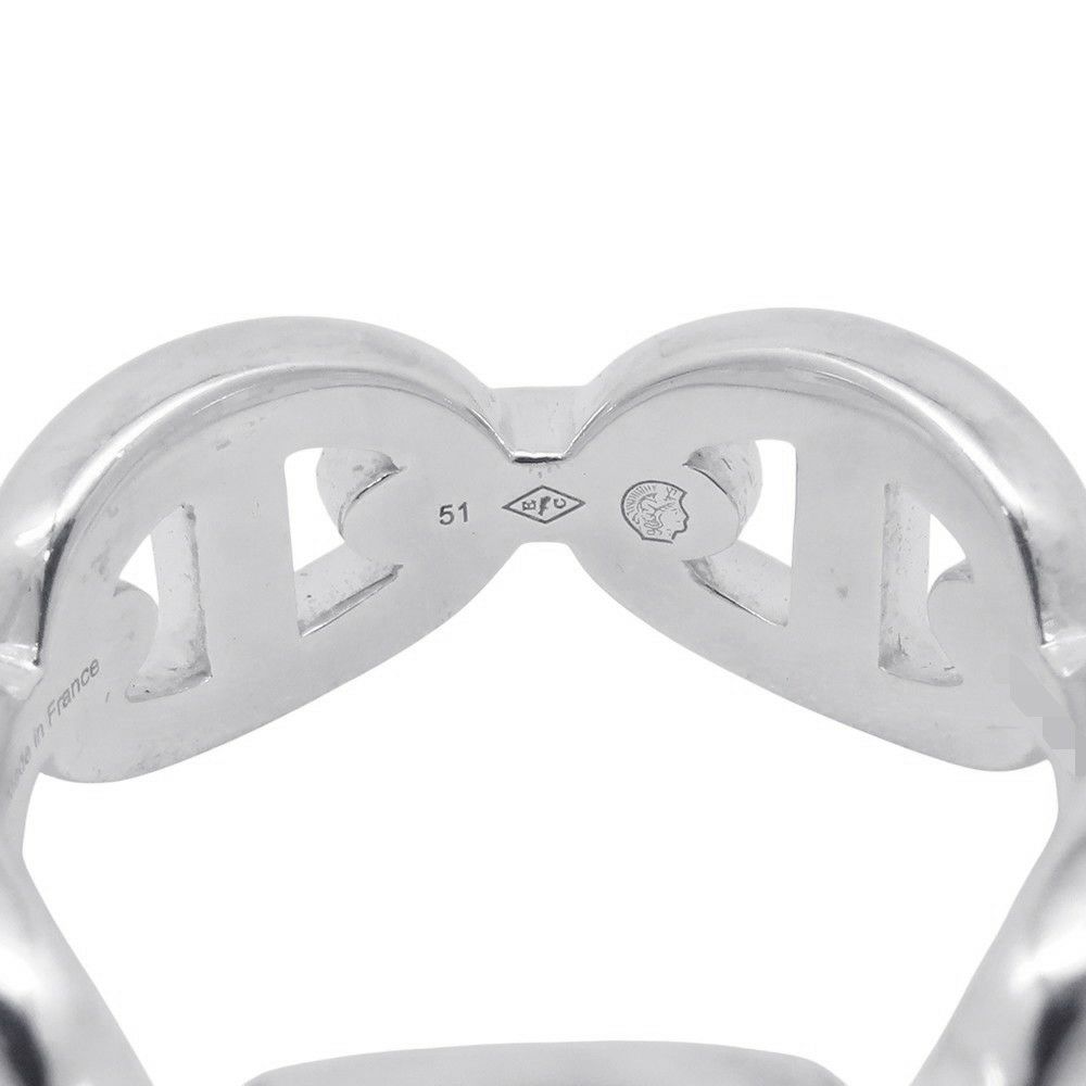 エルメス リング シェーヌダンクル アンシェネPM Enchainee SV925シルバー リングサイズ51 HERMES ジュエリー