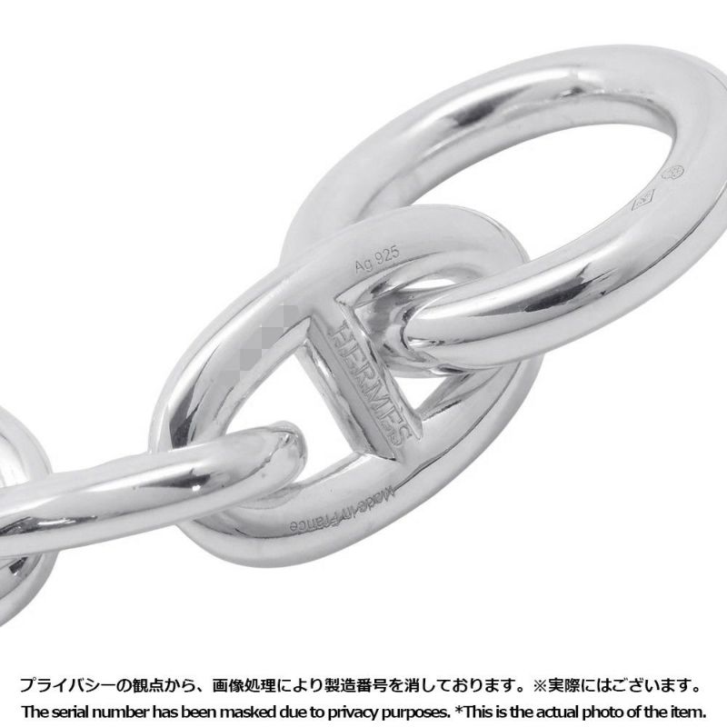 エルメス ブレスレット シェーヌダンクルTGM 11コマ SV925シルバー HERMES ジュエリー