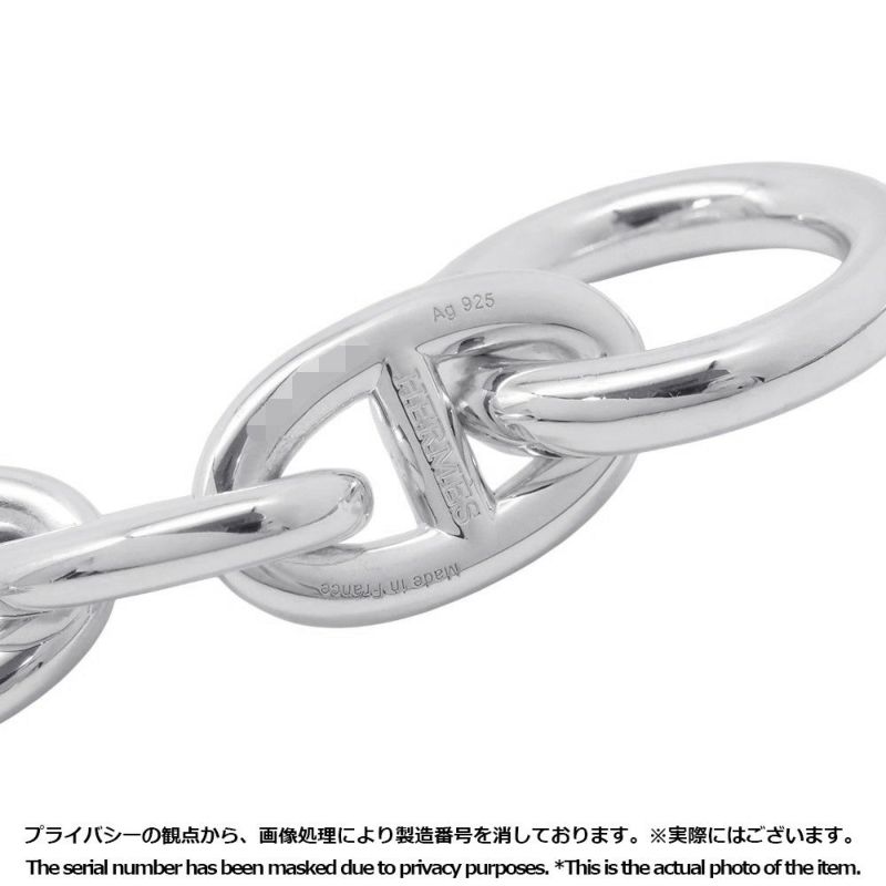エルメス ブレスレット シェーヌダンクルTGM 9コマ SV925シルバー HERMES ジュエリー