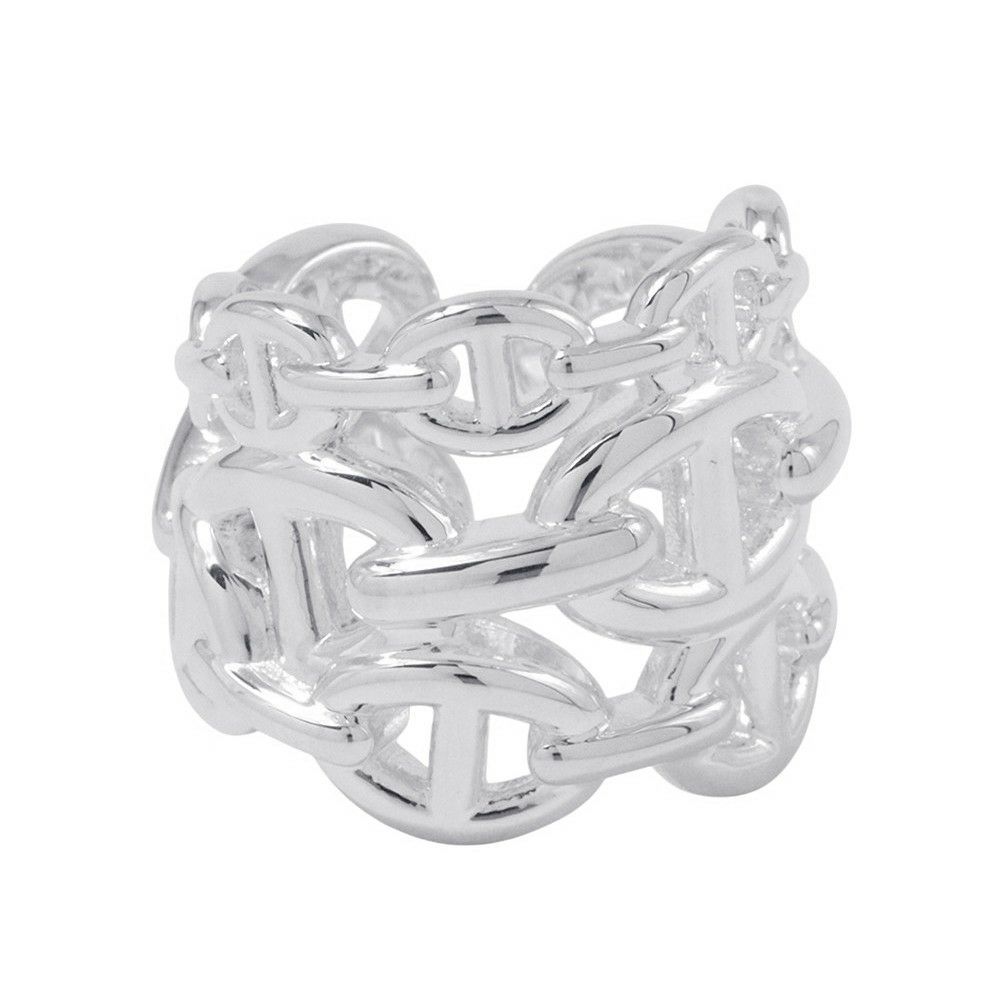 エルメス リング シェーヌダンクル アンシェネGM Enchainee SV925シルバー リングサイズ50 HERMES 指輪