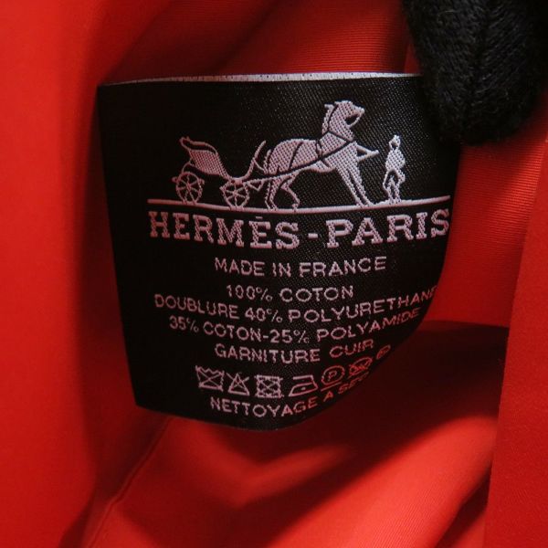 エルメス ポーチ ボリードポーチ ミニミニ ハイビスカス/シルバー金具 コットン HERMES 化粧ポーチ 小物入れ