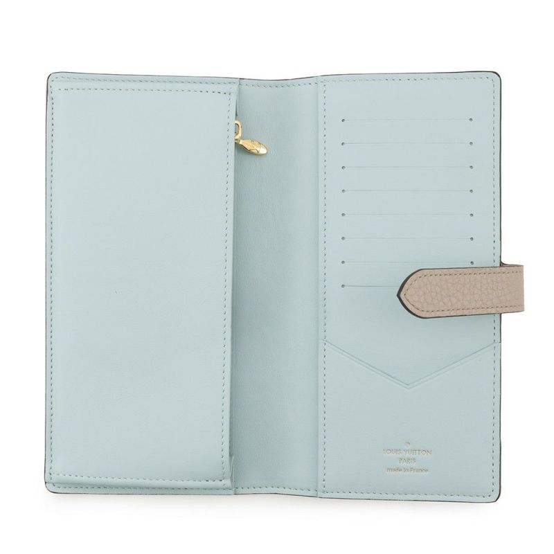 ルイヴィトン 長財布 トリヨンレザー LV ヴェルティカル ウォレット M81367 LOUIS VUITTON グレージュ