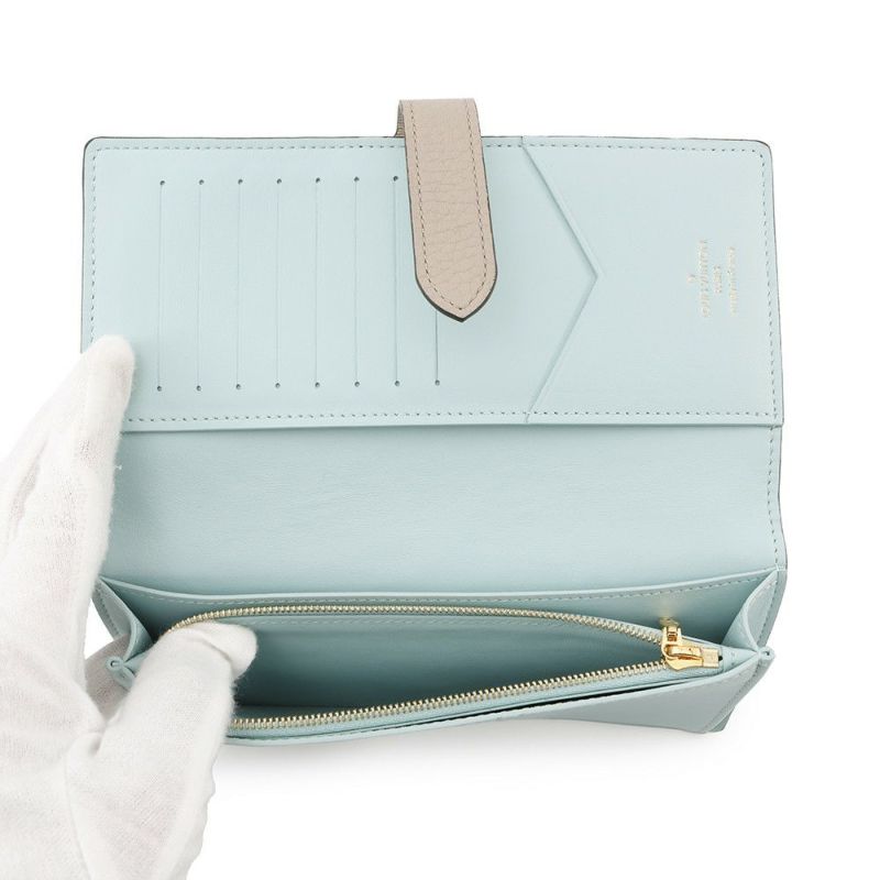 ルイヴィトン 長財布 トリヨンレザー LV ヴェルティカル ウォレット M81367 LOUIS VUITTON グレージュ