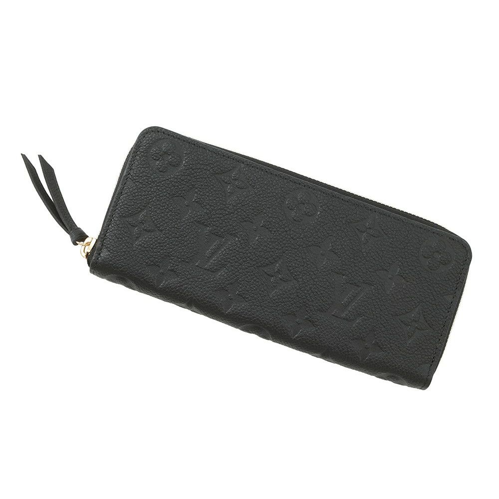 ルイヴィトン 長財布 モノグラム・アンプラント ポルトフォイユ・クレマンス M60171 LOUIS VUITTON ヴィトン 財布 黒