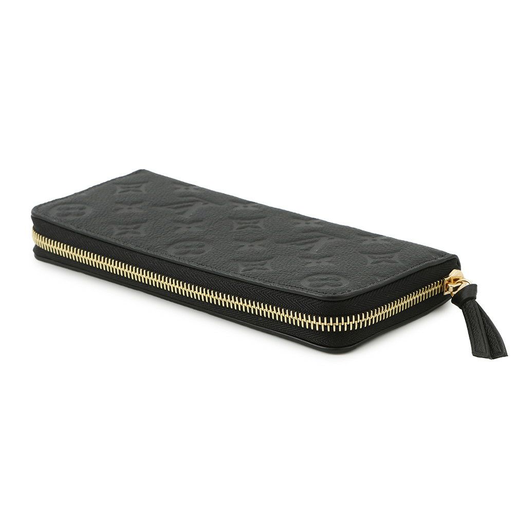 ルイヴィトン 長財布 モノグラム・アンプラント ポルトフォイユ・クレマンス M60171 LOUIS VUITTON ヴィトン 財布 黒