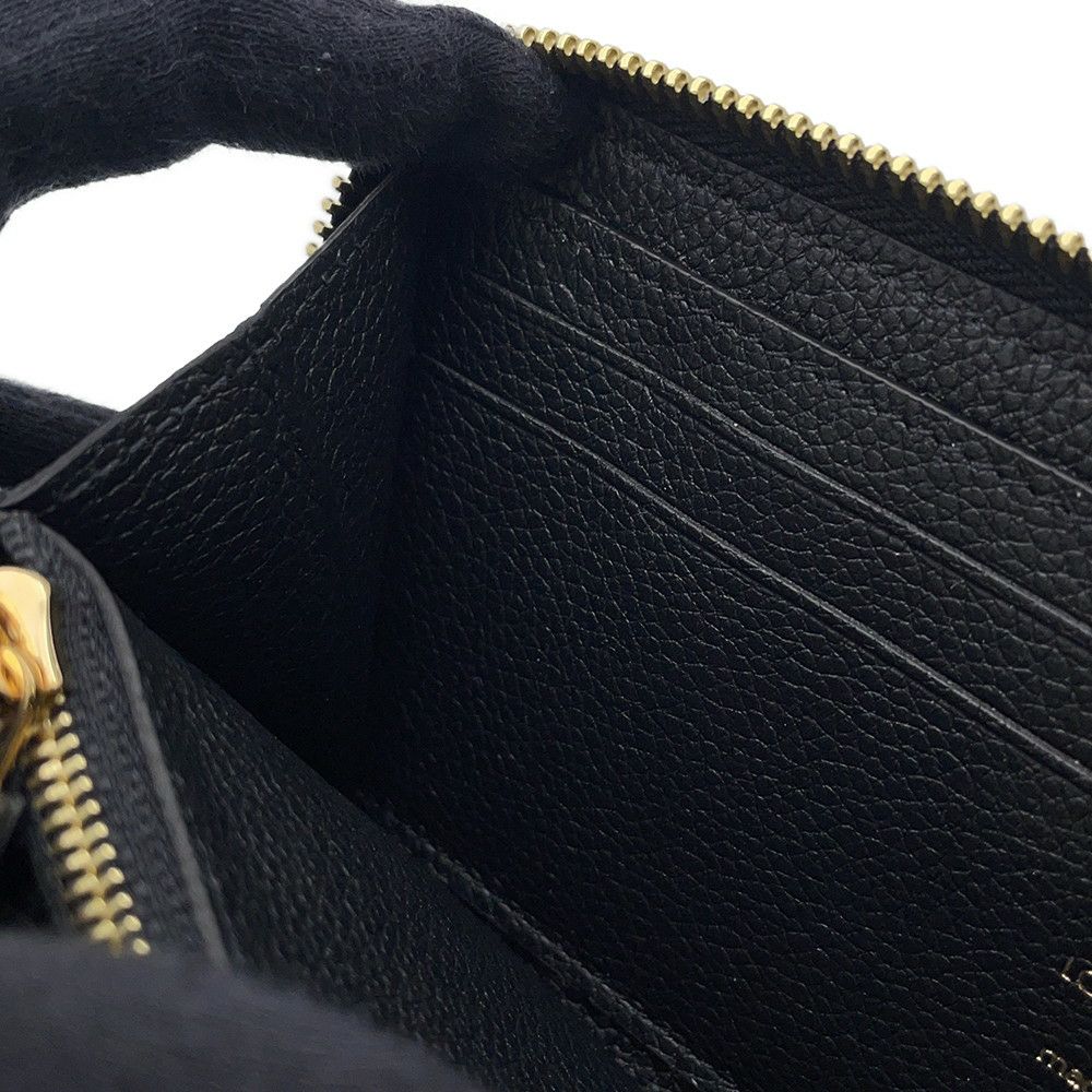 ルイヴィトン 長財布 モノグラム・アンプラント ポルトフォイユ・クレマンス M60171 LOUIS VUITTON ヴィトン 財布 黒