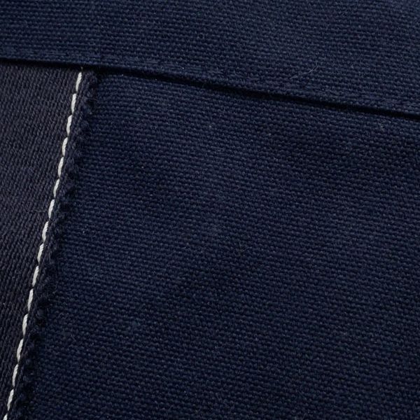 エルメス ポーチ ドーヴィル PM ネイビー/シルバー金具 キャンバス HERMES 小物入れ