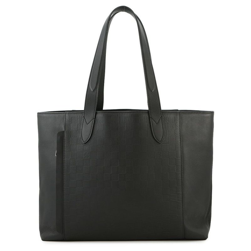 ルイヴィトン トートバッグ ダミエ・アンフィニ カバ・ヴォワヤージュ N41493 LOUIS VUITTON ブラック 黒