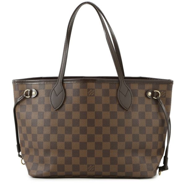 ルイヴィトン トートバッグ ダミエ・エベヌ ネヴァーフルPM N51109 LOUIS VUITTON ヴィトン バッグ