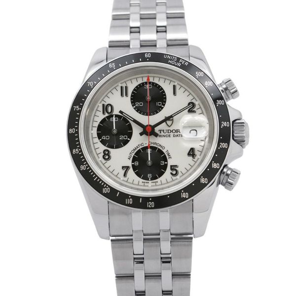 チュードル プリンスデイト クロノタイム H番 79260 TUDOR 腕時計 白文字盤