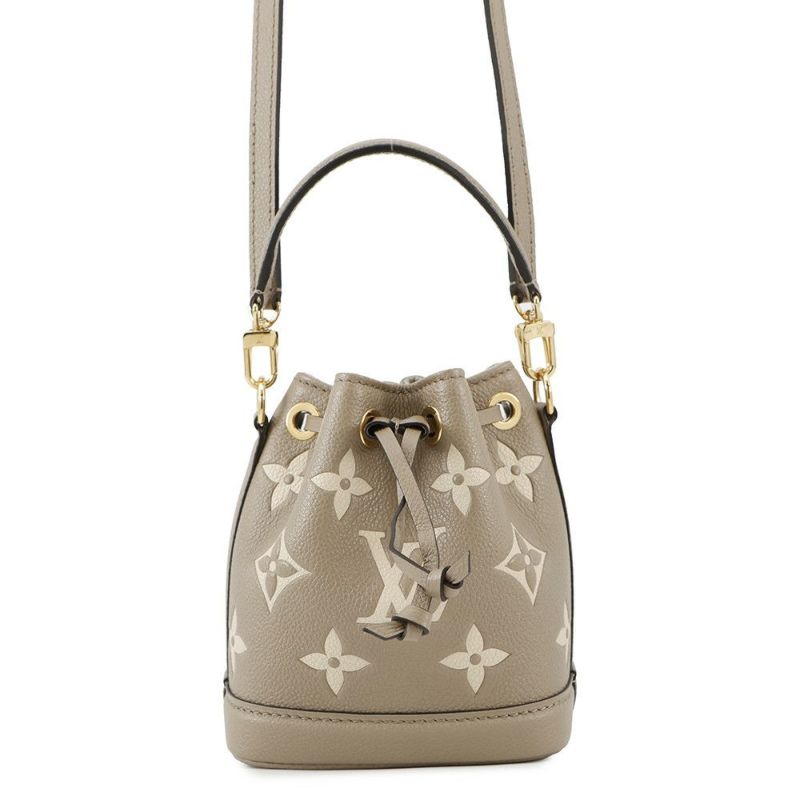 ルイヴィトン ハンドバッグ バイカラーモノグラム・アンプラント ナノ・ノエ M46291 2wayショルダーバッグ