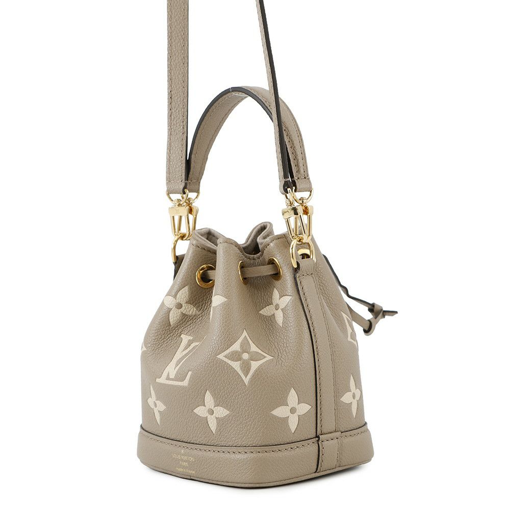 ルイヴィトン ハンドバッグ バイカラーモノグラム・アンプラント ナノ・ノエ M46291 2wayショルダーバッグ