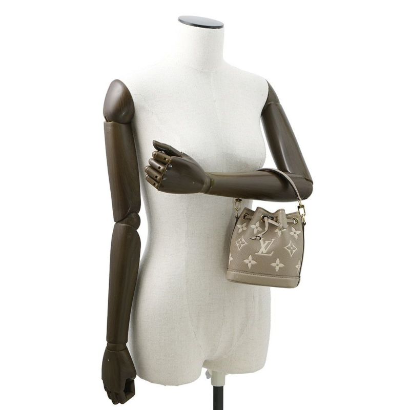 ルイヴィトン ハンドバッグ バイカラーモノグラム・アンプラント ナノ・ノエ M46291 2wayショルダーバッグ