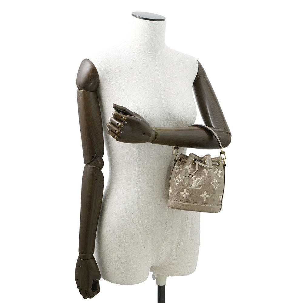 ルイヴィトン ハンドバッグ バイカラーモノグラム・アンプラント ナノ・ノエ M46291 2wayショルダーバッグ