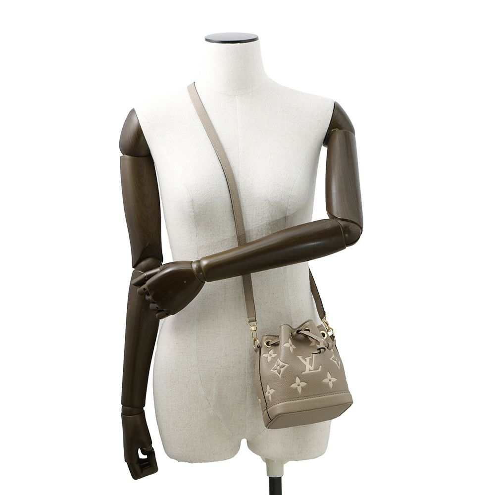 ルイヴィトン ハンドバッグ バイカラーモノグラム・アンプラント ナノ・ノエ M46291 2wayショルダーバッグ