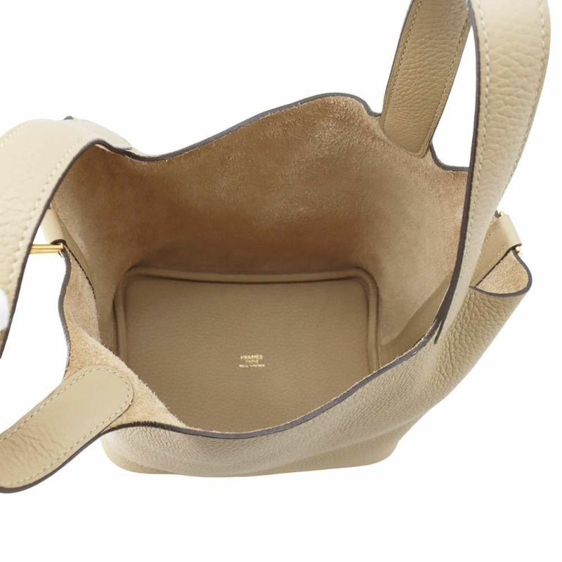 エルメス ハンドバッグ ピコタンロックPM トレンチ/ゴールド金具 トリヨンクレマンス U刻印