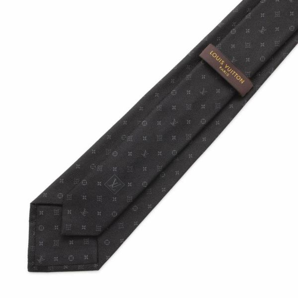 ルイヴィトン ネクタイ クラヴァット モノグラム シルク M70577 LOUIS VUITTON ブラック 黒