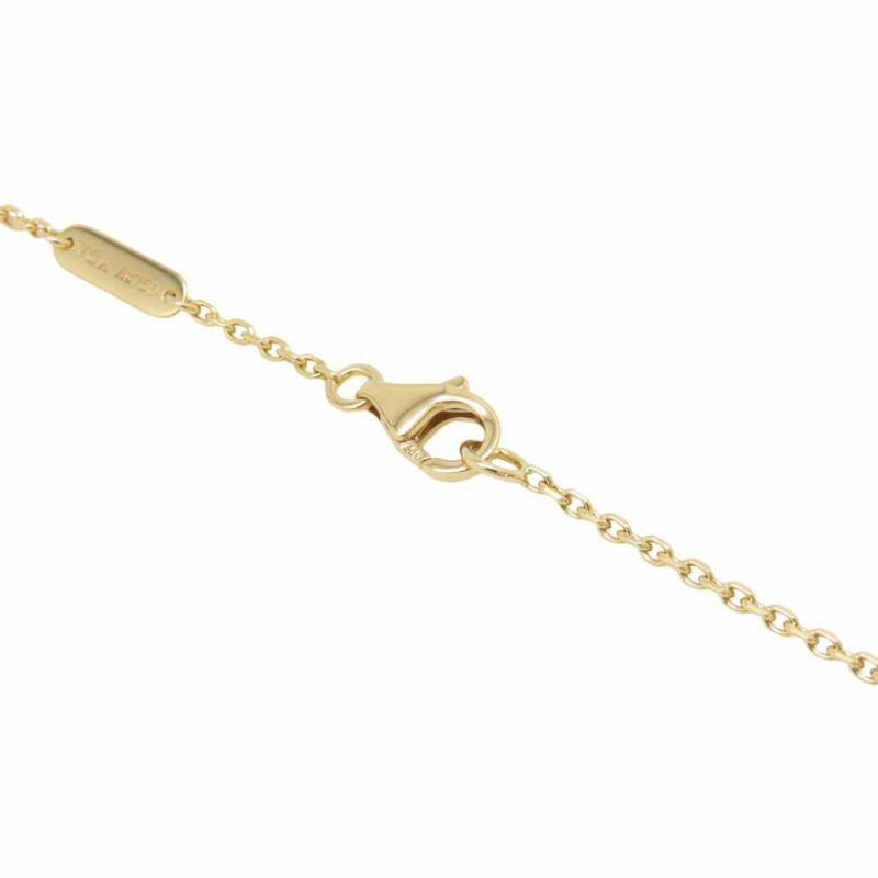 ヴァンクリーフ&アーペル ネックレス ヴィンテージ アルハンブラ ペンダント タイガーズアイ K18YG VCARD38600