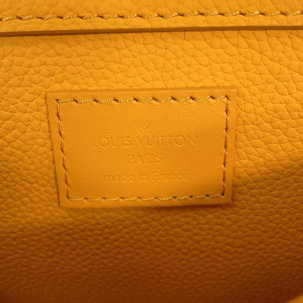 ルイヴィトン ボディバッグ アエログラム・レザー テイクオフ・スリング M21419 ウエストバッグ イエロー