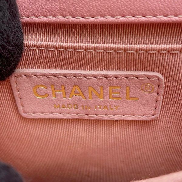 シャネル チェーンショルダーバッグ フェイクパール マトラッセ ココマーク ラムスキン AS0580 CHANEL バッグ