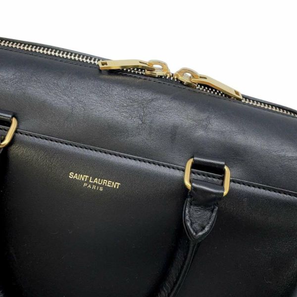 サンローランパリ ハンドバッグ クラシック ベイビーダッフル 330958 SAINT LAURENT PARIS 2wayショルダー 黒