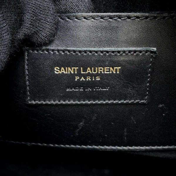 サンローランパリ ハンドバッグ クラシック ベイビーダッフル 330958 SAINT LAURENT PARIS 2wayショルダー 黒