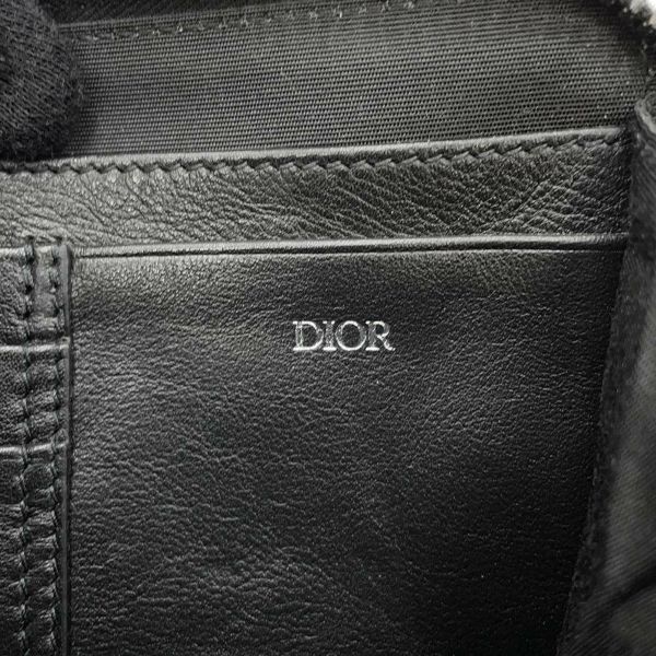 クリスチャン・ディオール ショルダーバッグ オブリーク ジップポーチ 2OBBC119YSE Christian Dior トロッター 黒