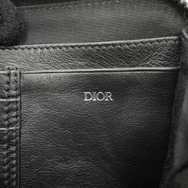 クリスチャン・ディオール ショルダーバッグ オブリーク ジップポーチ 2OBBC119YSE Christian Dior トロッター 黒