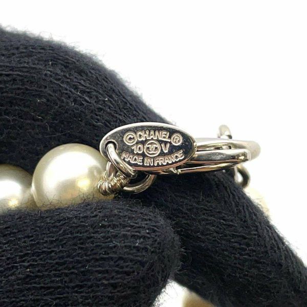 シャネル ネックレス フェイクパール ココマーク 10 V CHANEL アクセサリー ロング