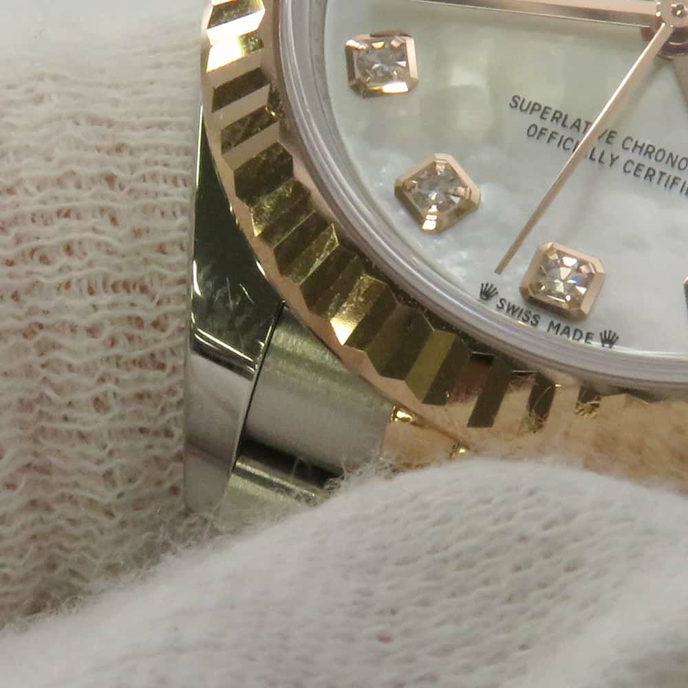 ロレックス デイトジャスト 279171NG ROLEX 腕時計 レディース ホワイトシェル文字盤